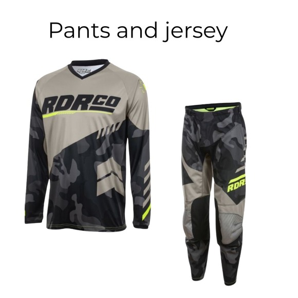 RDR CO - Fuse Jersey and Pants Camo Size Medium Waist 32 Set NEW
